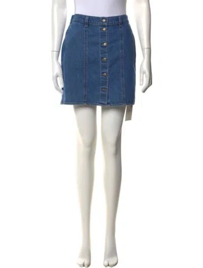 Pre-owned Xirena Mini Skirt W/ Tags In Blue