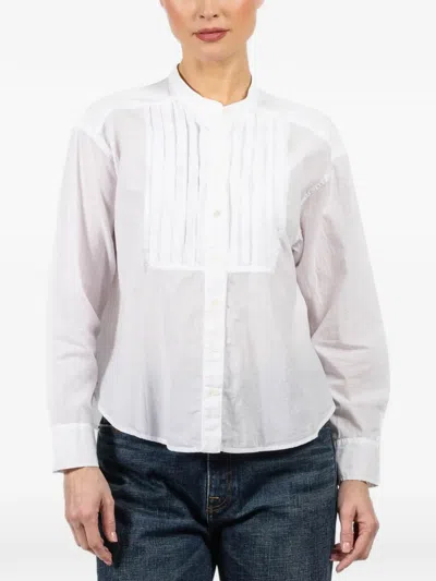 Xirena Miranda Pleated Shirt In White