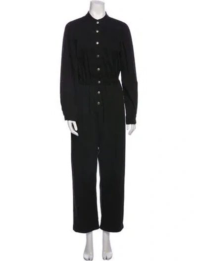 Pre-owned Xirena Mock Neck Jumpsuit In Black