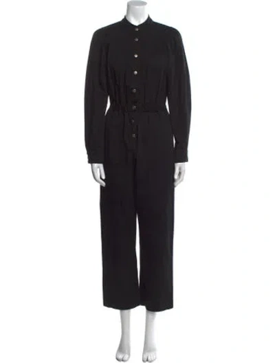 Pre-owned Xirena Mock Neck Jumpsuit In Black