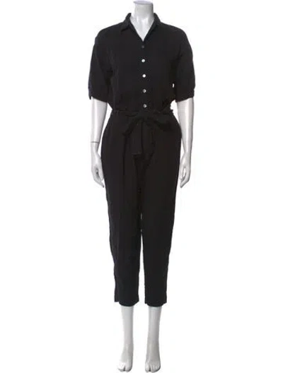 Pre-owned Xirena Mock Neck Jumpsuit In Black