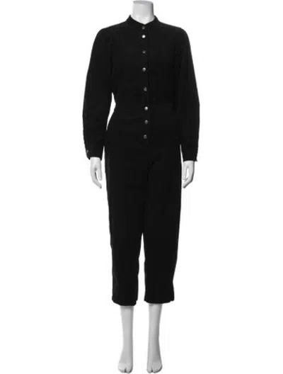 Pre-owned Xirena Mock Neck Jumpsuit In Black