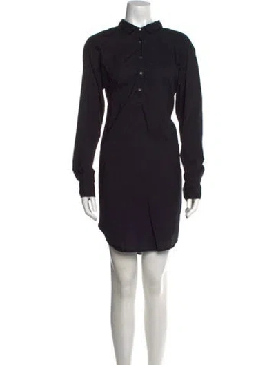 Pre-owned Xirena Mock Neck Knee-length Dress In Black