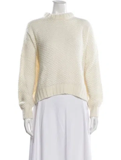 Pre-owned Xirena Mock Neck Sweater In Neutral
