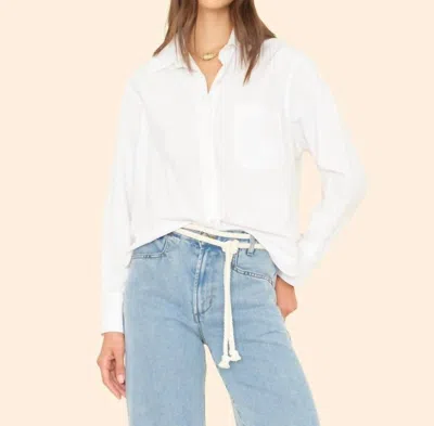 Xirena Monroe Long Sleeve Shirt In White