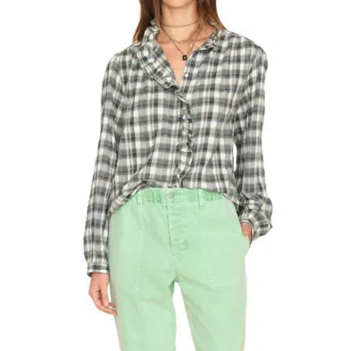 Xirena Nicholson Shirt In Green Brook In Multi