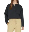 Xirena Nicky Top In Washed Black In Black