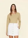 Xirena Nico Tee In Twine Taupe In Multi