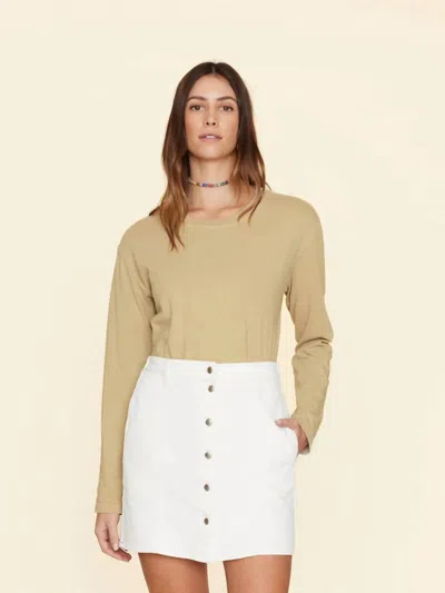 Xirena Nico Tee In Twine Taupe In Multi
