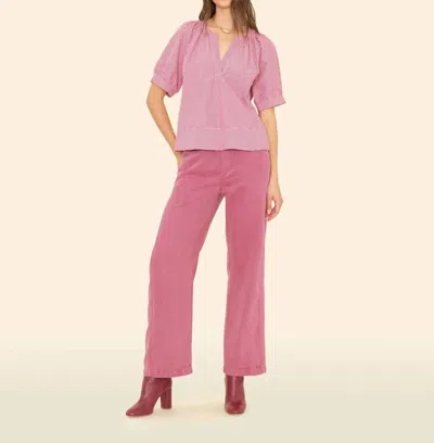Xirena Nixon Pant In Wineberry In Pink