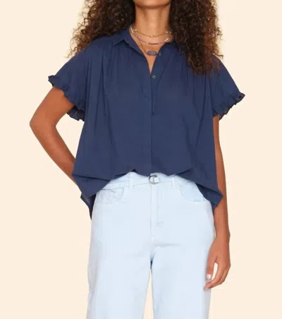 Xirena Noah Shirt In Navy