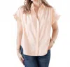 Xirena Noah Shirt In Tangerine In Pink