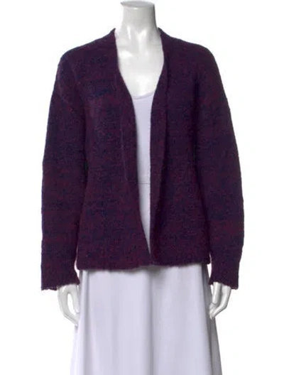 Pre-owned Xirena Open Front Sweater In Purple