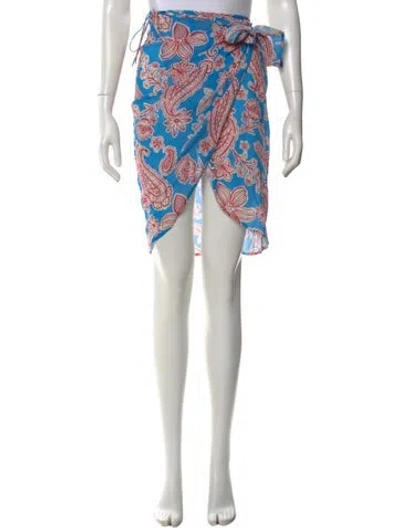 Pre-owned Xirena Paisley Print Mini Skirt In Multi