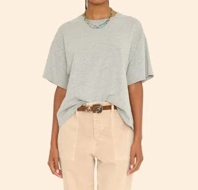 Xirena Palmer Crewneck Tee In Heather Grey In Gray