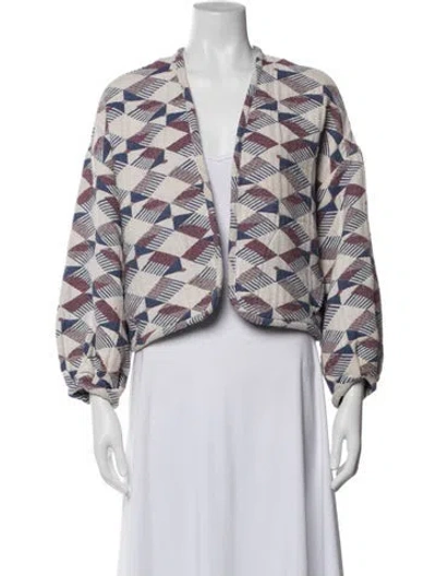 Pre-owned Xirena Patterned Jacket In Multi