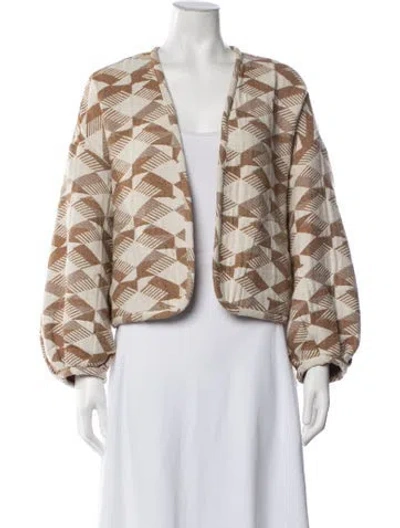 Pre-owned Xirena Patterned Jacket In Neutrals