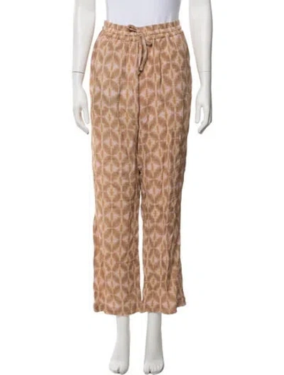 Pre-owned Xirena Patterned Wide Leg Pants In Multicolor