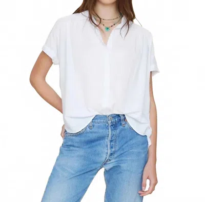 Xirena Pax Short Sleeve Shirt In White