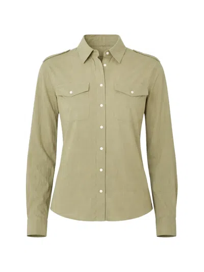 Xirena Phoebe Button-down Shirt In Green