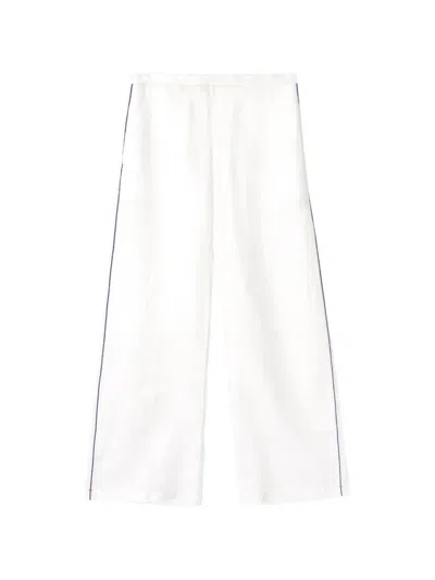 Xirena Pippen Side-stripe Linen Trousers In Multi