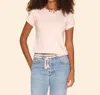 Xirena Pixie Tee In Cameo Shells In Multi