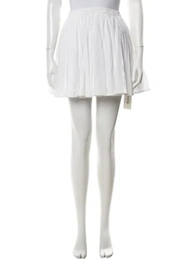 Pre-owned Xirena Pleated Accents Mini Skirt In Multi