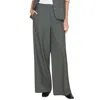Xirena Portlyn Wide Leg Trouser In Melange In Gray