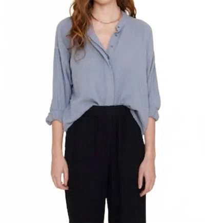 Xirena Presley Shirt In Half Moon In Blue