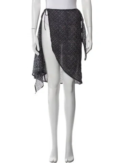 Pre-owned Xirena Printed Cover-up In White