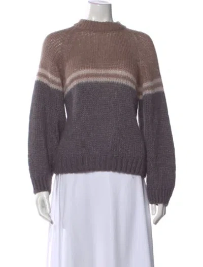 Pre-owned Xirena Printed Crew Neck Sweater In Neutral
