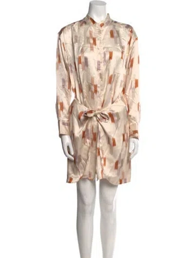 Pre-owned Xirena Printed Knee-length Dress In Neutral