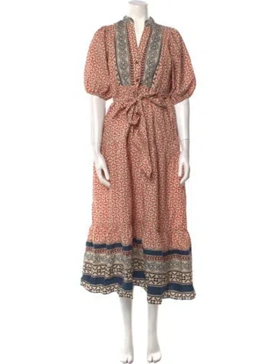 Pre-owned Xirena Printed Long Dress