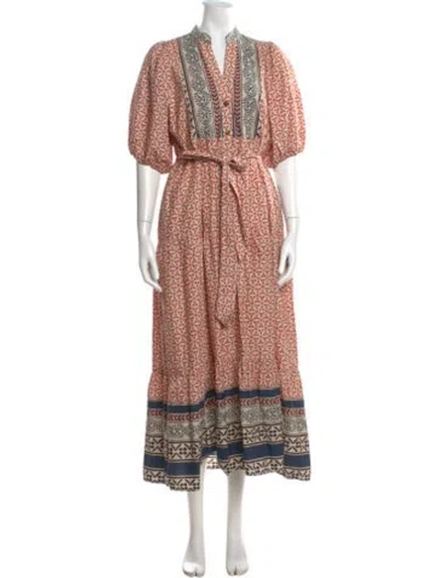 Pre-owned Xirena Printed Long Dress