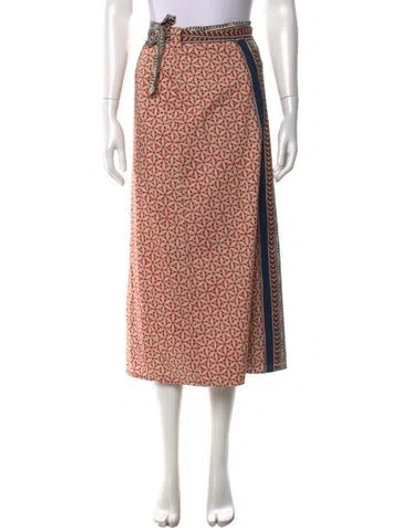 Pre-owned Xirena Printed Long Skirt W/ Tags In Neutral
