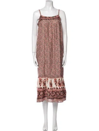 Pre-owned Xirena Printed Midi Length Dress