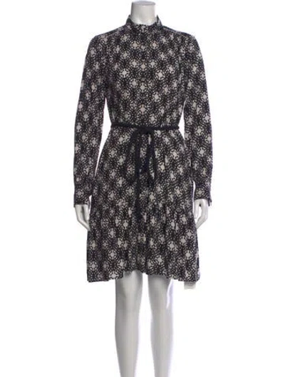 Pre-owned Xirena Printed Mini Dress In Black