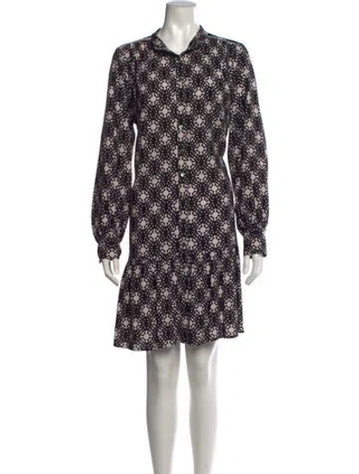 Pre-owned Xirena Printed Mini Dress In Black