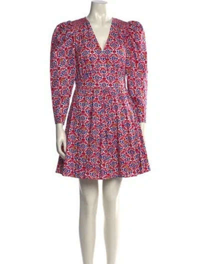 Pre-owned Xirena Printed Mini Dress In Multi