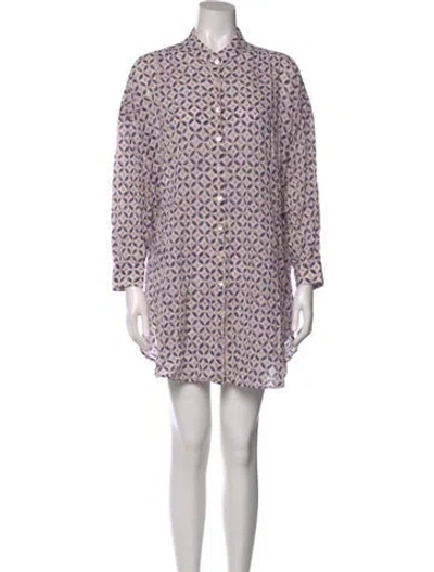 Pre-owned Xirena Printed Mini Dress In Neutral