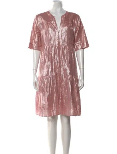 Pre-owned Xirena Printed Mini Dress In Pink