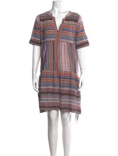 Pre-owned Xirena Printed Mini Dress In Pink