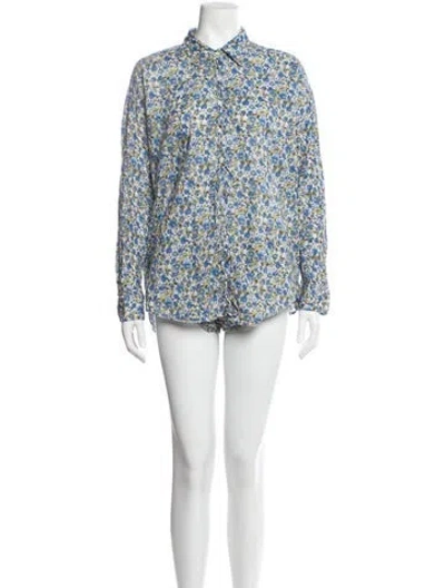 Pre-owned Xirena Printed Pajamas In White