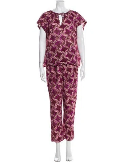 Pre-owned Xirena Printed Pant Set In Multi