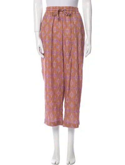 Pre-owned Xirena Printed Sweatpants In Brown