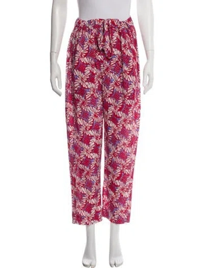 Pre-owned Xirena Printed Sweatpants In Red