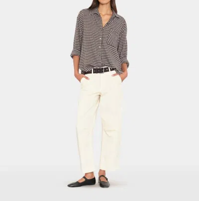 Xirena Rancho Twill Pant In Off White In Brown