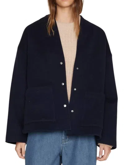 Xirena Reeva Jacket In Dark Navy In Blue