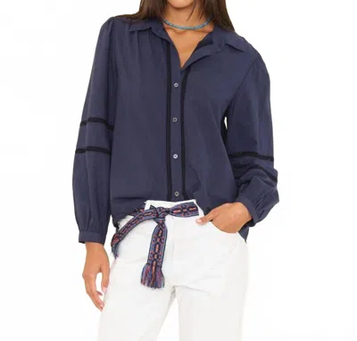 Xirena Renata Shirt In Navy In Blue