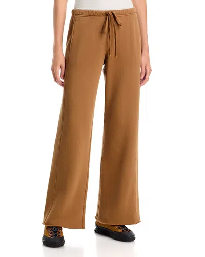 Xirena Renzo Cotton Drawstring Sweatpants In Brown